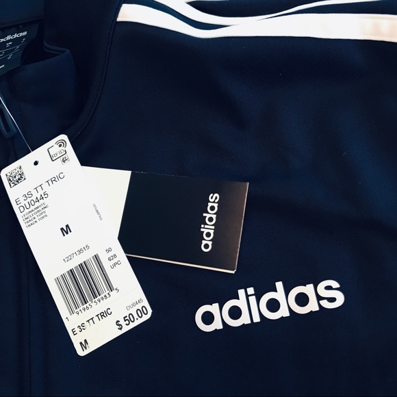 ADIDAS Navy Blue 3-Stripes Track Suit - Picture 5 of 9